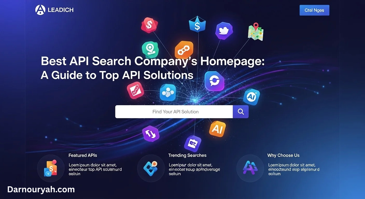 best api search company's homepage